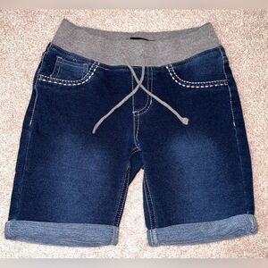 IMPERIAL STAR, GIRLS DENIM SHORTS W/DRAWSTRINGS, SIZE 10